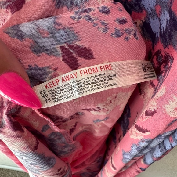 FREE PEOPLE Intimately Free People First Date Printed Maxi Slip Dress - Picture 14 of 14